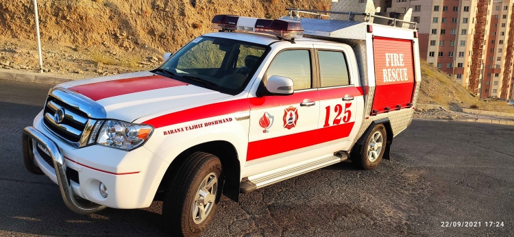 خودروی امداد و نجات پیشرو کاپرا دو کابین