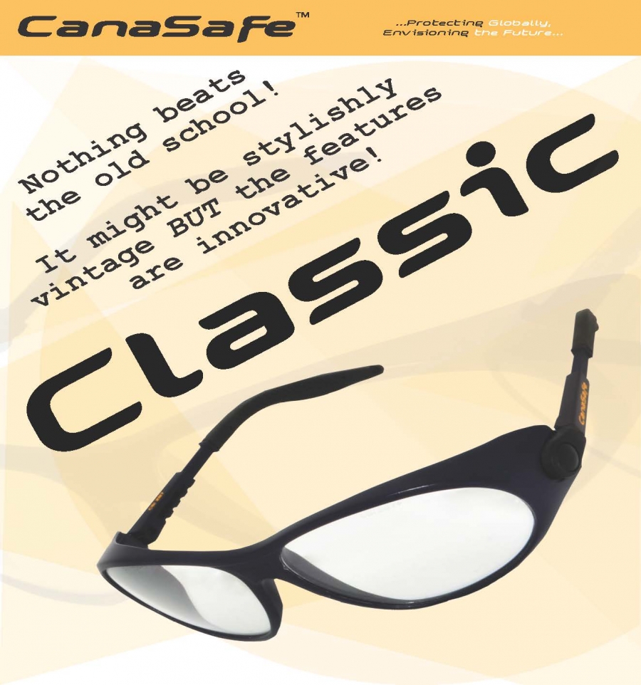 عینک ایمنی  کاناسیف مدل کلاسیک