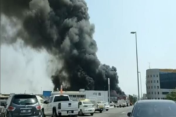 آتش سوزی در دبی