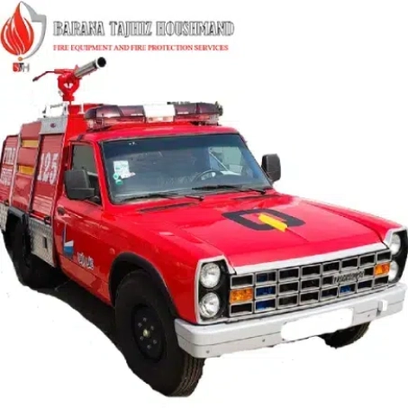 خودرو پیشرو آتش نشانی نیسان مخزن استیل