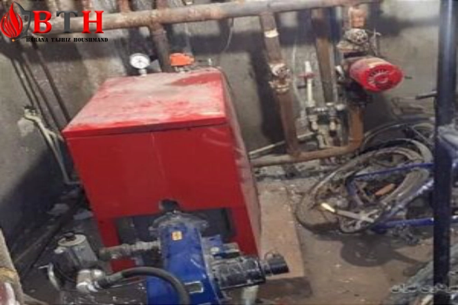 نشت گاز در موتورخانه ساختمانی سه طبقه در غرب تهران در صبحگاه